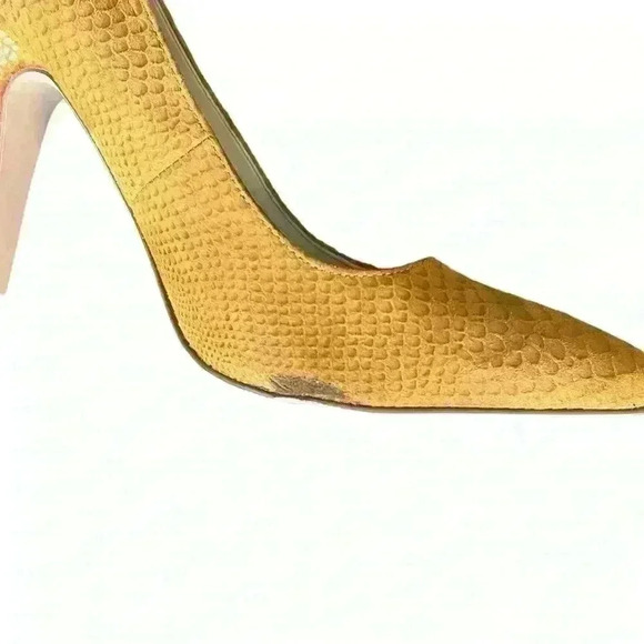ANNE KLEIN Woman’s Hollyn  Snake Embossed Suede Pump Size 8.5​ - Picture 5 of 8